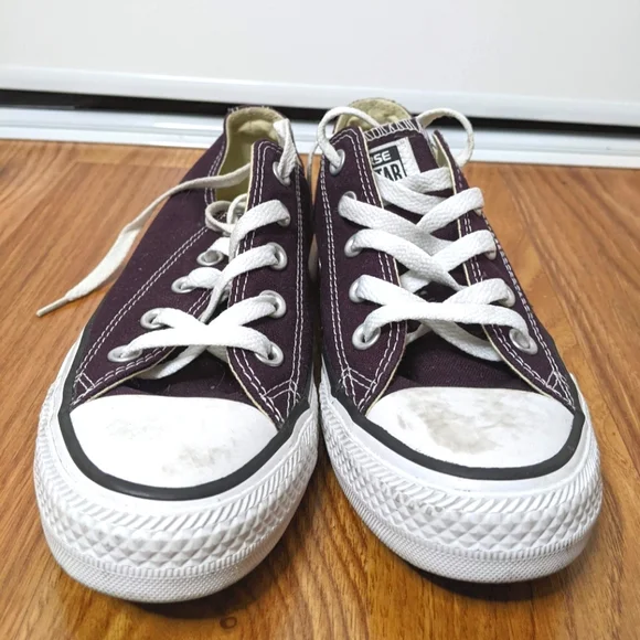2/$35 Unisex Purple Retro Converse sneakers - Picture 4 of 8
